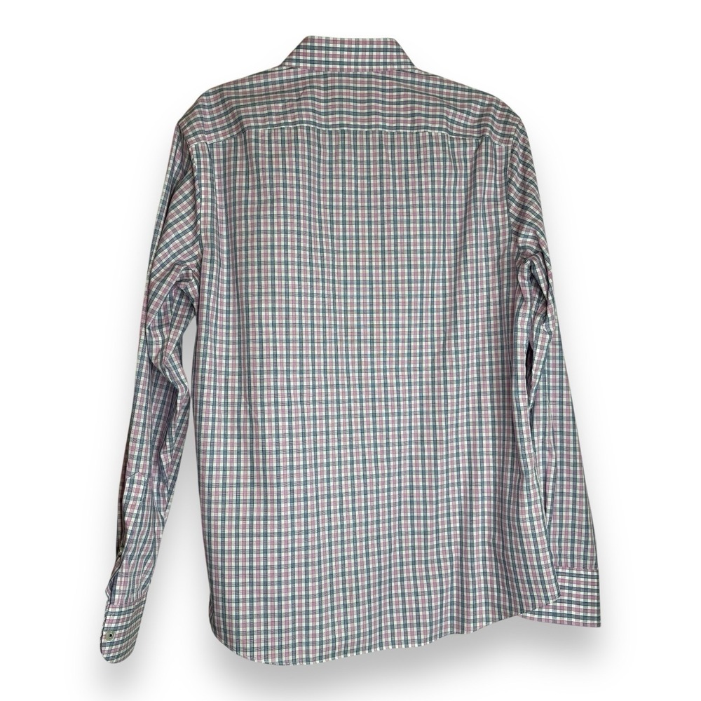 UNTUCKit Size L Button Down Shirt Collared Long Sleeve Slim Fit Wrinkle Free - Picture 3 of 10